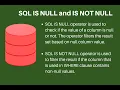 Ways To Replace NULL Values in SQL IS NULL IS NOT NULL in SQL SQL Tutorial in URDU 08