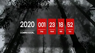 Responsive coming soon page with HTML CSS and JAVASCRIPT 2020