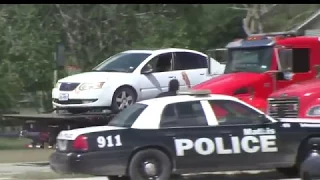 Search for a suspect in Mathis Shooting