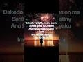 Download Lagu Kimi to Hanabi Lyrics by NOVA \