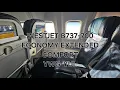 WestJet B737-700 Economy Extended Comfort - YWG to YUL Honest Review