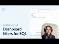 How to set up dashboard filters for SQL queries Metabase tutorial