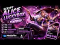 Script ALICE LUCKYBOX Terbaru 2026 REPLACE Default Elite Season Special Epic Starlight