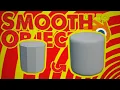 How to smooth objects Blender tutorial