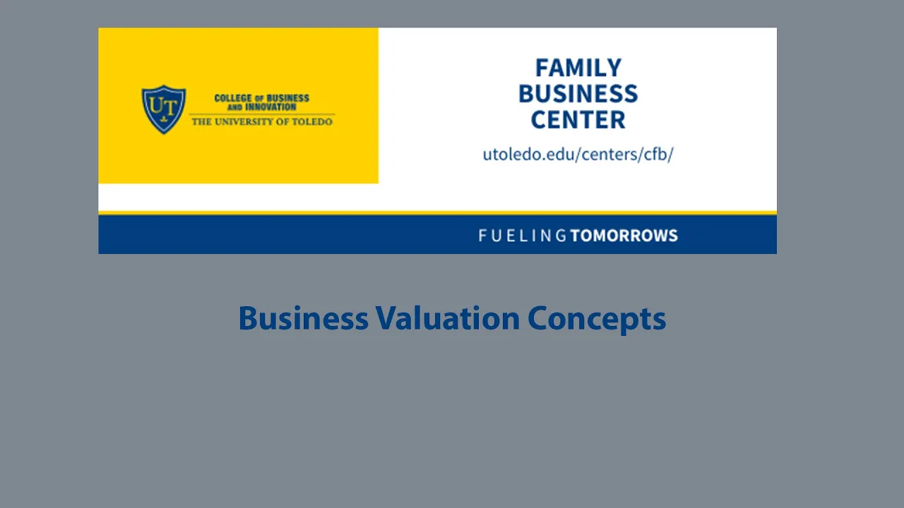 Business Valuation Concepts
