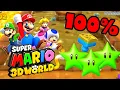 Castle-6 Rammerhead Reef Super Mario 3D World Switch Wii U All Green Stars Stamp