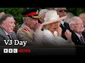 Download Lagu King and Queen lead two-minute silence to mark 80 years since VJ Day | BBC News