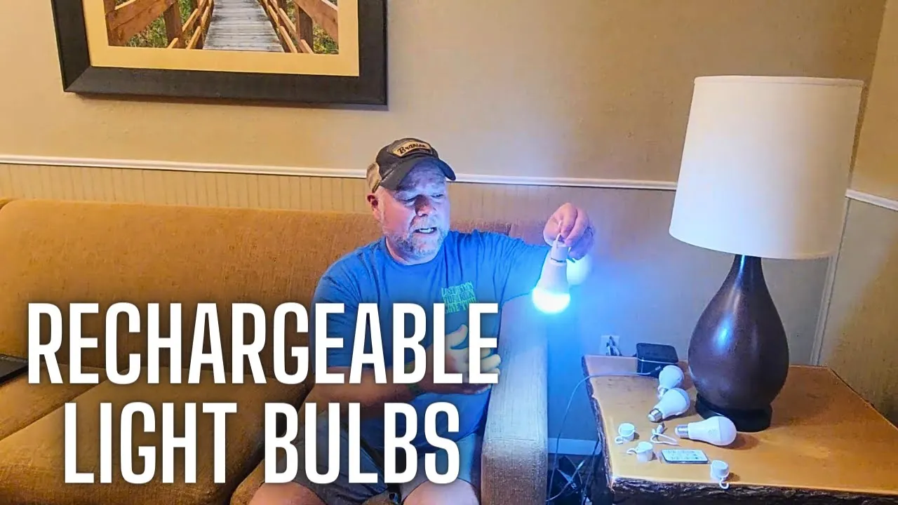 How To Use Rechargeable LED Bulbs |  Rechargable Light Bulbs with Remote