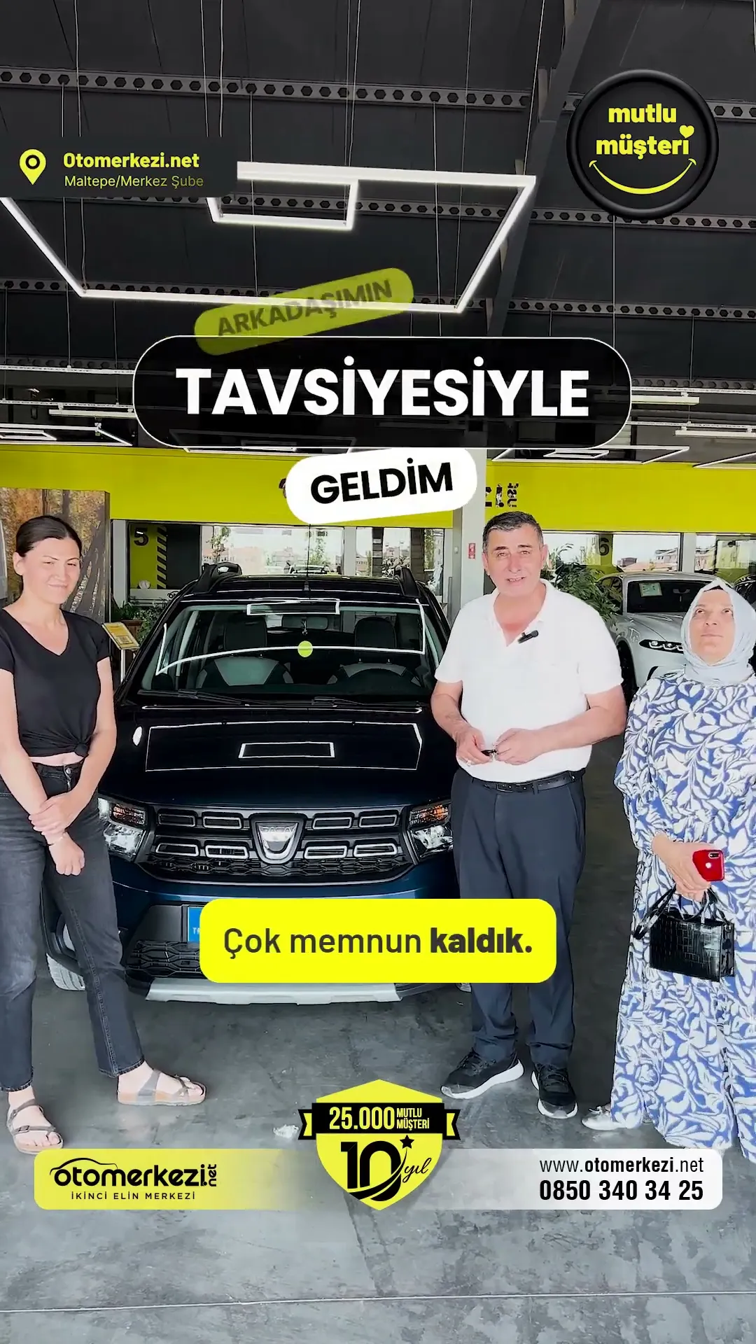 Otomerkezi ile Mutlu Müşteriler