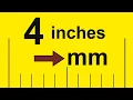 How to Convert 4 Inches to Millimeters