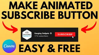Download How to Make Animated Subscribe Button for YouTube Videos - Easy No Green Screen MP3