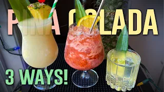 Download 3 Refreshing PIÑA COLADA Cocktail Variations | How To Make A Piña Colada MP3