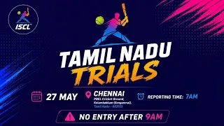 🏏 ISCL Season 2 – Tamil Nadu Trials LIVE! 🔥