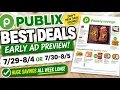 Publix BEST Deals Early Ad - or BOGO Deals FREEBIES Ibotta Rebates
