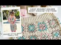 Granny Square Skirt Crochet Pattern