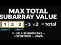 Q2 Maximum Total Subarray Value I Weekly Contest 468