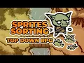 Unity Tutorial Sprite Sorting in Top Down Games Single Multiple Sprites