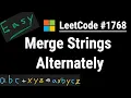 Merge Strings Alternately - LeetCode