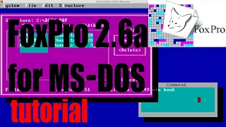 FoxPro 2 6a for MS-DOS complete tutorial for beginners - April 2024