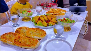 روتين اليوم تحضير العشه كبه مقليه مقرمشه تجنن بالبرغل والتمن وتحلايه سريعه خطيررره جرّبوها 