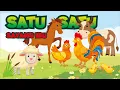 Download Lagu 🔴SATU SATU AKU SAYANG IBU | POK AME AME | Lagu Anak Anak Lucu Menggemaskan | CICAK | AYAM | BALON