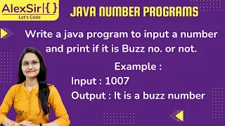 Program to print whether the number is buzz number in Java ICSE 9 AND 10