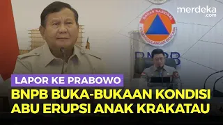 Lapor ke Prabowo, Kepala BNPB Buka-bukaan Soal Abu Erupsi Anak Krakatau & Modifikasi Cuaca
