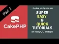 Cakephp Tutorials in Installation part 2
