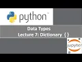 Lecture Dictionary in Python