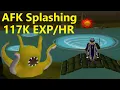 Splashing On The Cave Kraken Amazing AFK Magic Training Method