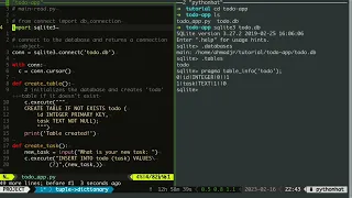 SQLite3 Python-How to Convert Tuple to Dictionary