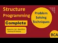 Structured Programming Complete BCA Problem Solving Techniques MSU MDU YMCA