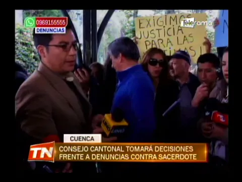 Consejo cantonal tomará decisiones frente a denuncias contra sacerdote