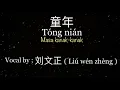 童年 (Tóng nián / Masa Kanak-Kanak) l Vocal by ; 刘文正 (Liú wén zhèng) l Terjemahan Chinese - Indo