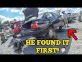 He Got There First Pull A Part Treasure Hunting in the Junk Yard