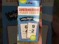 Cool subtraction flash cards at Dollar Tree Utah