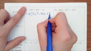 4 8 - Mixed Multi Step Factoring