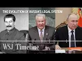 How Russia Has Used Its Legal System as a Political Weapon WSJ Timeline