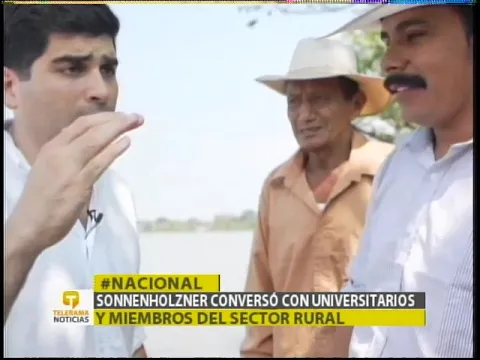 Sonnenholzner consersó con universitarios y miembros del sector rural