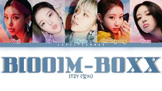 ITZY 있지 B OO M BOXX Lyrics Color Coded Han Rom Eng 