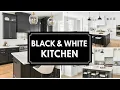Elegant Black White Kitchen Designs for a Timeless Look