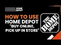 How to Use Home Depot Buy Online Pick Up In Store