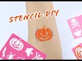 Face paint stencil for kids diy