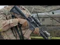 US Army Sergeant First Class E-7 Demonstrates a Function Check on a M4 Carbine Assault Rifle