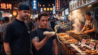 MERCADÃO DE COMIDA DE RUA NA CHINA! 🍢