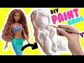 The Little Mermaid Movie 2023 DIY Paint Your Own Ariel Mermaid Figure Crafts for Kids