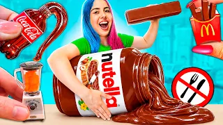 COMENDO TUDO GIGANTE e MINI por 24 HORAS