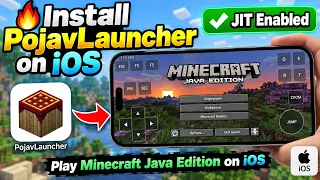 NEW PojavLaucher iOS 26/27 Tutorial - Install Minecraft Java with JIT Fixed on iOS in 2026