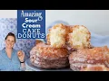 AMAZING SOUR CREAM CAKE DONUTS Easy sour cream cake donuts to make your day