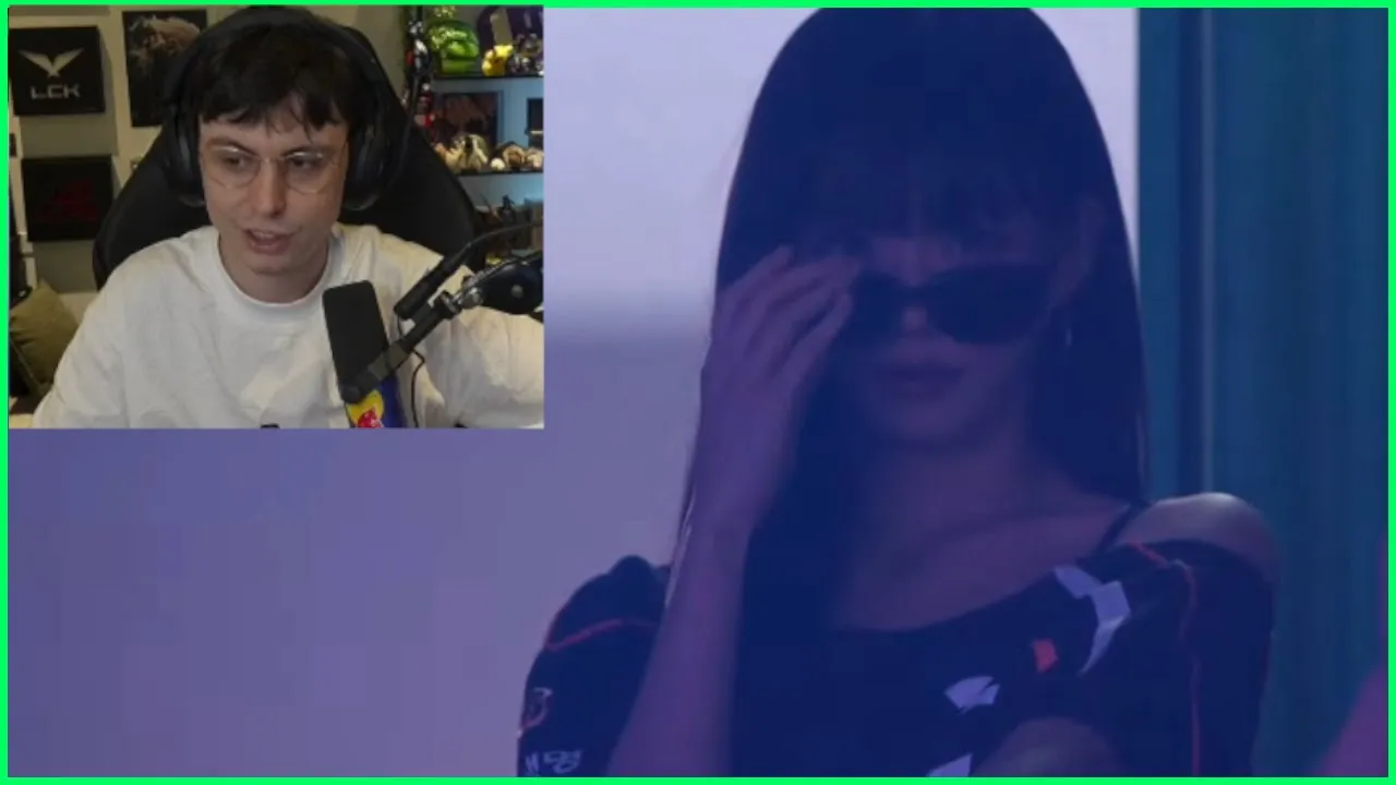 Chaeyoung Aura Farming In The LCK Crowd